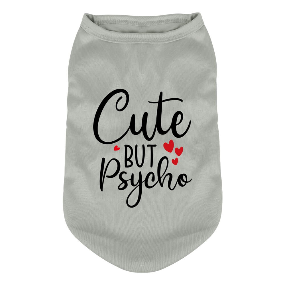 Gilet pour chien « Cute but Psycho » – Vêtements pour chien élégants et ludiques