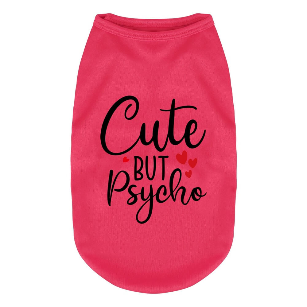 Gilet pour chien « Cute but Psycho » – Vêtements pour chien élégants et ludiques