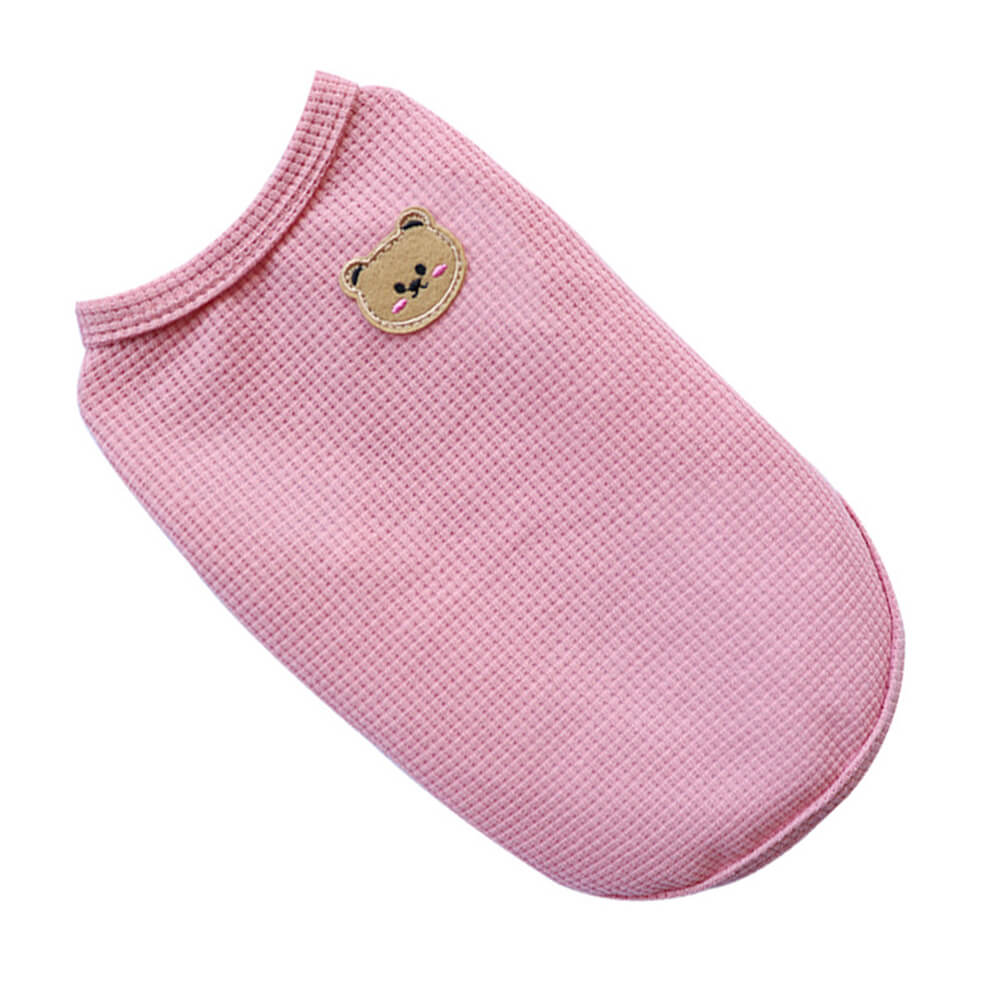 Ropa para mascotas gato perro chaleco multicolor waffle