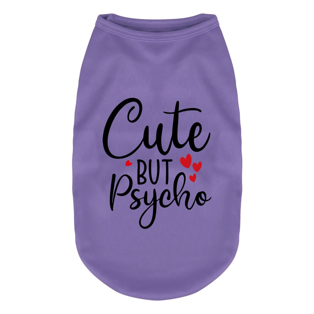 Gilet pour chien « Cute but Psycho » – Vêtements pour chien élégants et ludiques