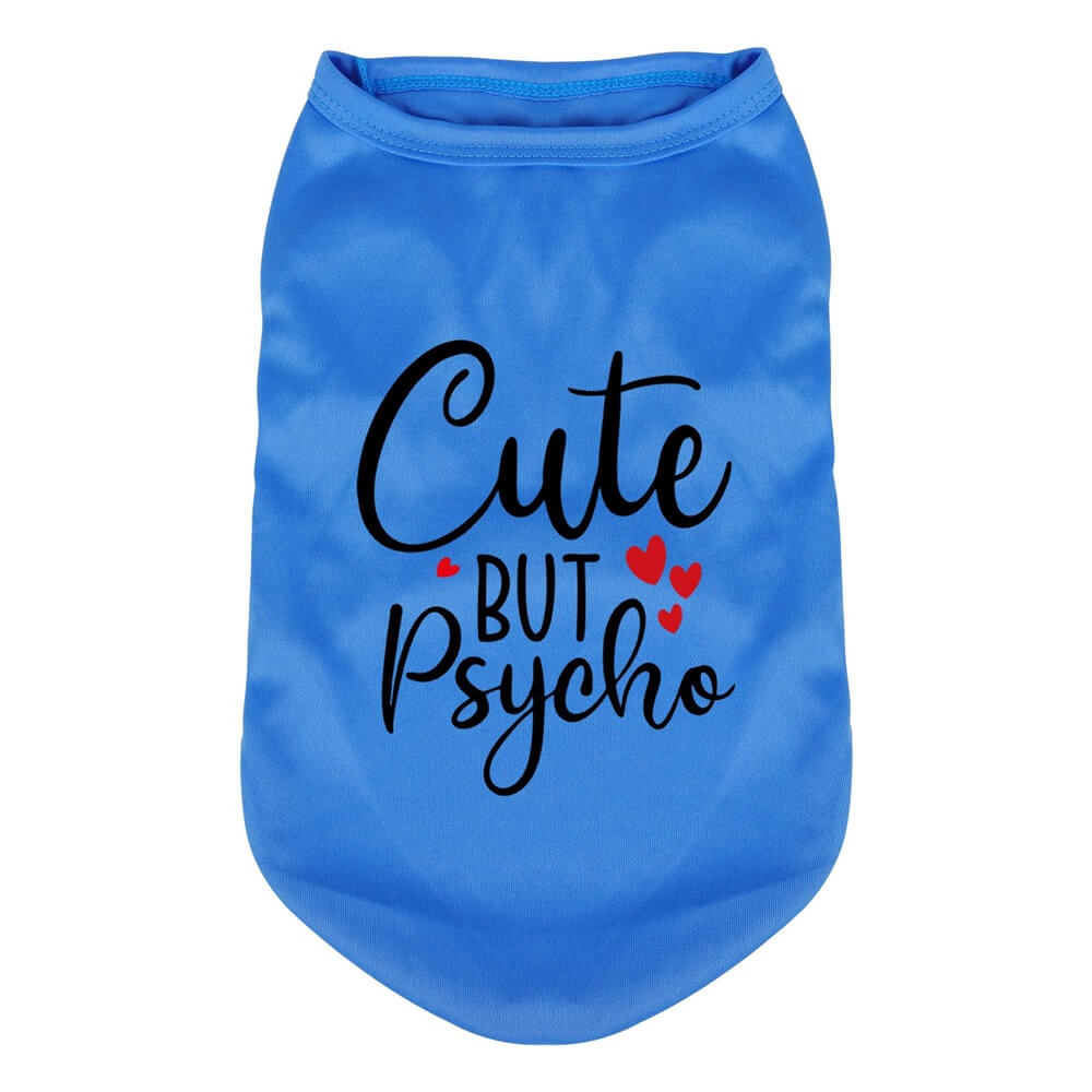 Gilet pour chien « Cute but Psycho » – Vêtements pour chien élégants et ludiques