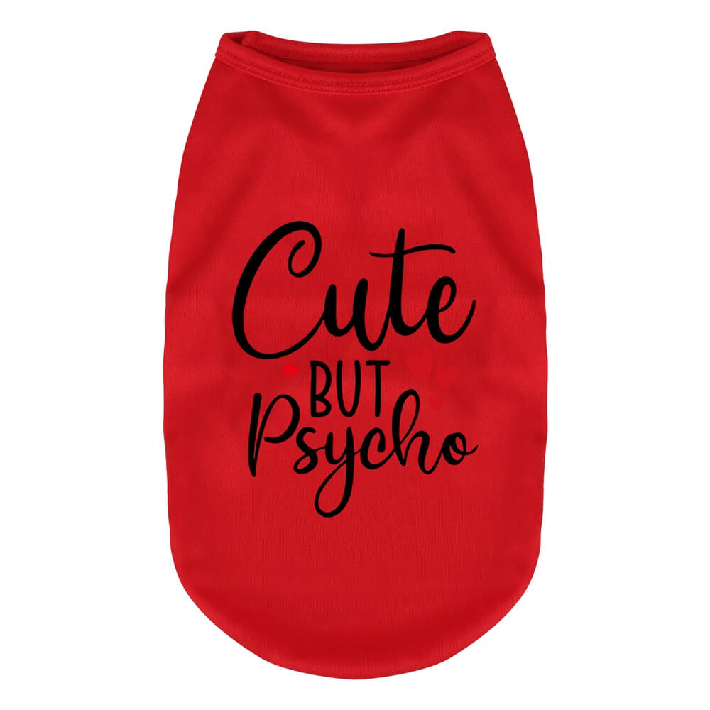 Gilet pour chien « Cute but Psycho » – Vêtements pour chien élégants et ludiques