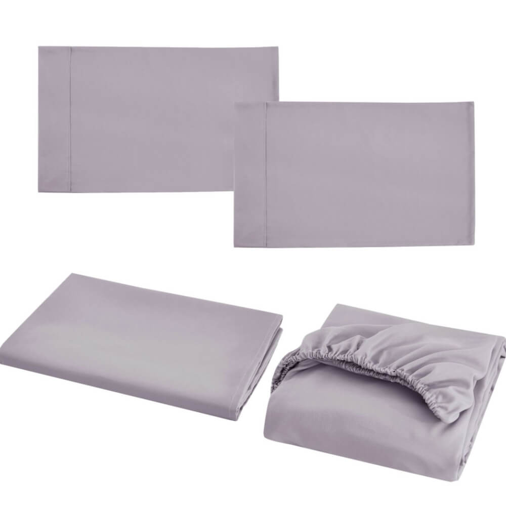 Sábana plana extra suave, funda de colchón ajustable resistente a encogimiento y desvanecimiento.