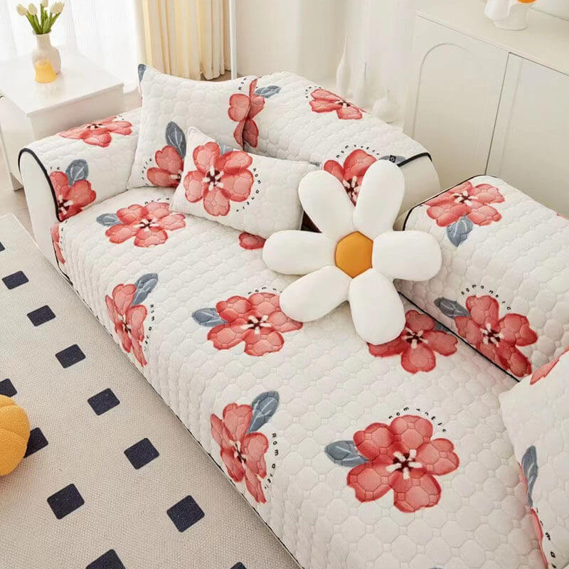 Couvre-sofa de mode Fleur d'Eden Protecteur de mobilier Housse de canapé