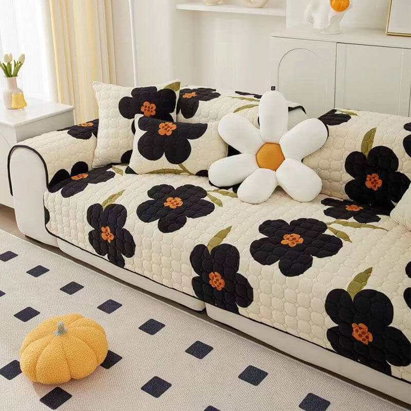 Couvre-sofa de mode Fleur d'Eden Protecteur de mobilier Housse de canapé