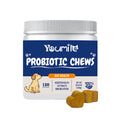 Dog Probiotic Soft Chews Support Digestive Health & Gut Flora Balance - 120 Count