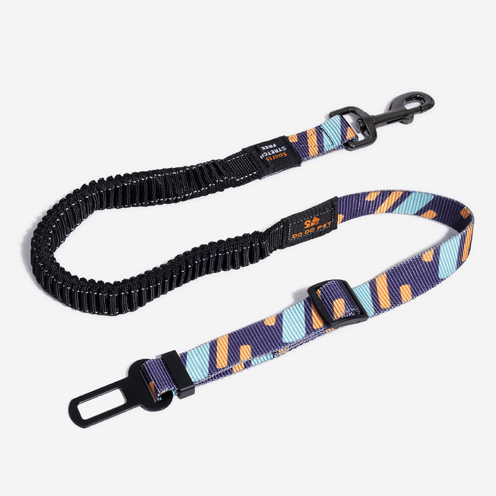 Ceinture de sécurité pour chien réglable et colorée12