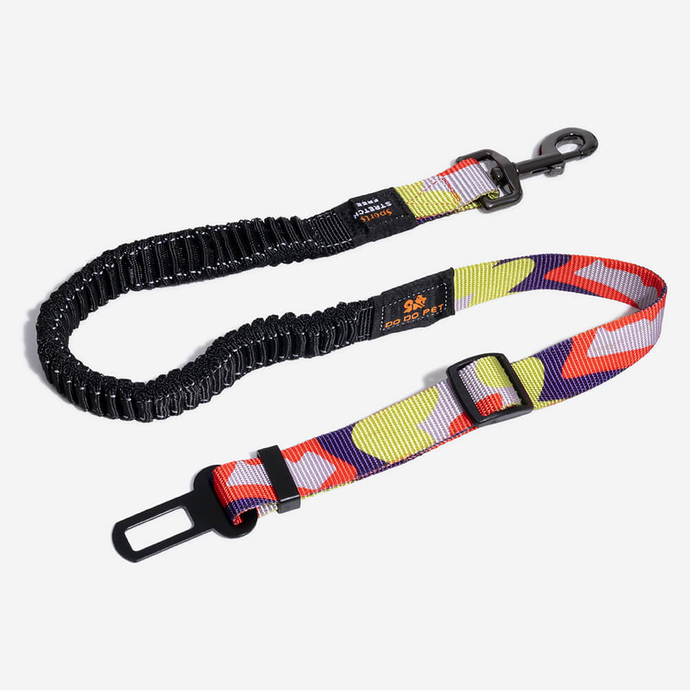 Ceinture de sécurité pour chien réglable et colorée12