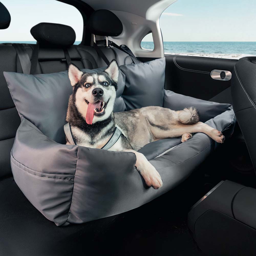 Reise-Hundebett Sicherheitswasserfest Mittel-Groß für die Rückbank im Auto