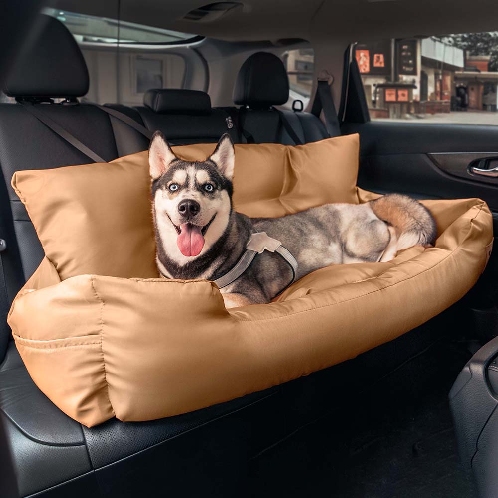 Reise-Hundebett Sicherheitswasserfest Mittel-Groß für die Rückbank im Auto