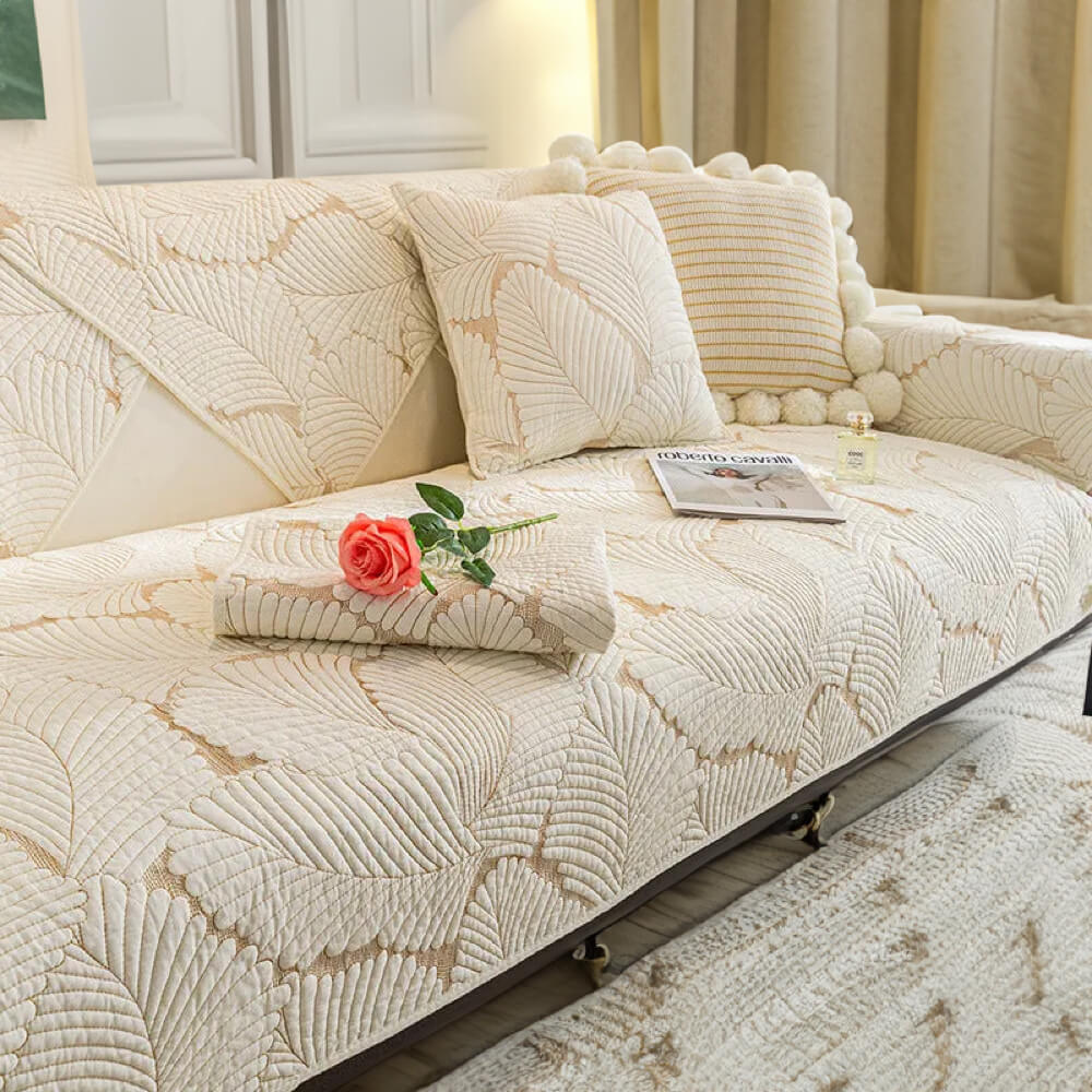 Housse de canapé Leaf Mat Meuble Protection anti-rayures et antidérapante