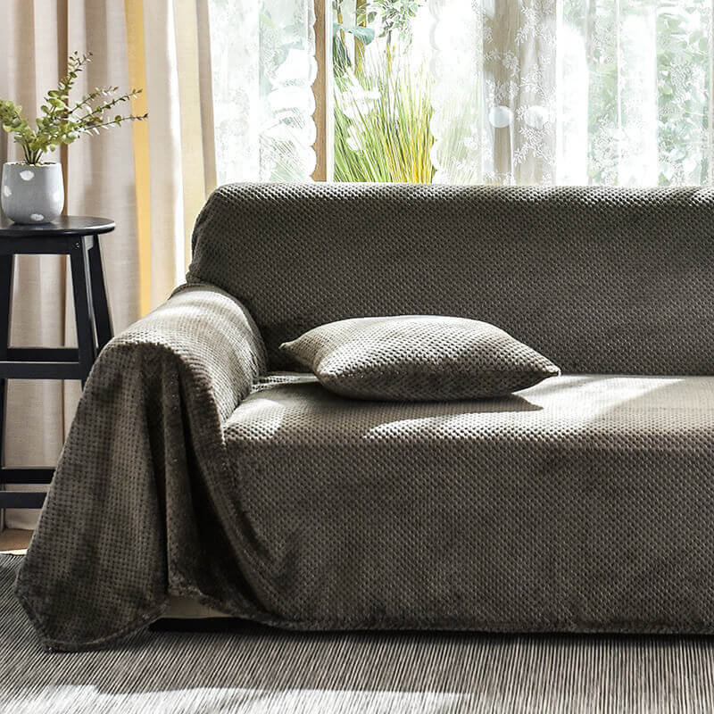 Housse de canapé en velours Cozy Home avec motif ananas