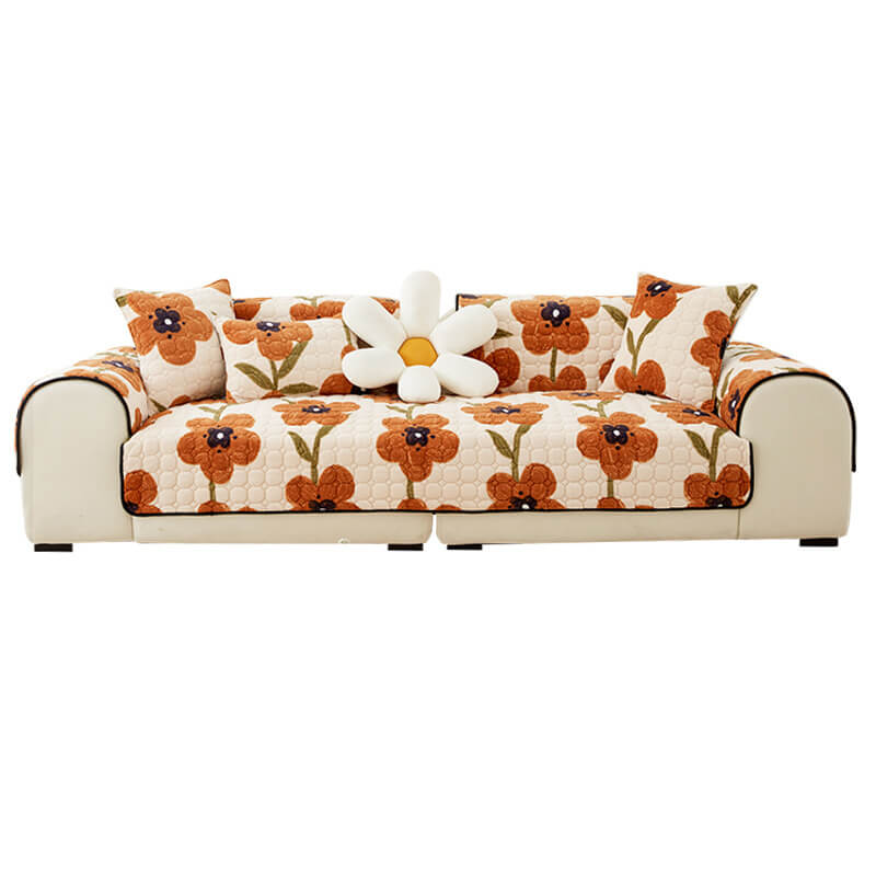 Couvre-sofa de mode Fleur d'Eden Protecteur de mobilier Housse de canapé
