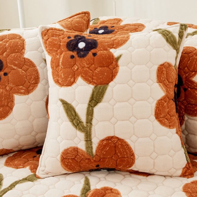 Couvre-sofa de mode Fleur d'Eden Protecteur de mobilier Housse de canapé