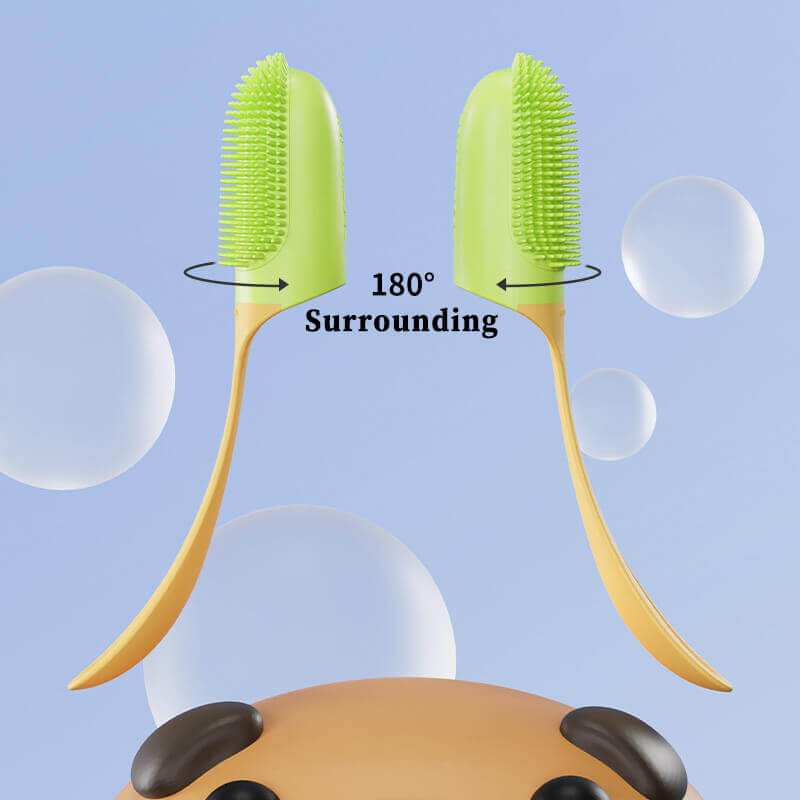 Tierzahnbürste Fingerzahnbürste zur Zahnreinigung