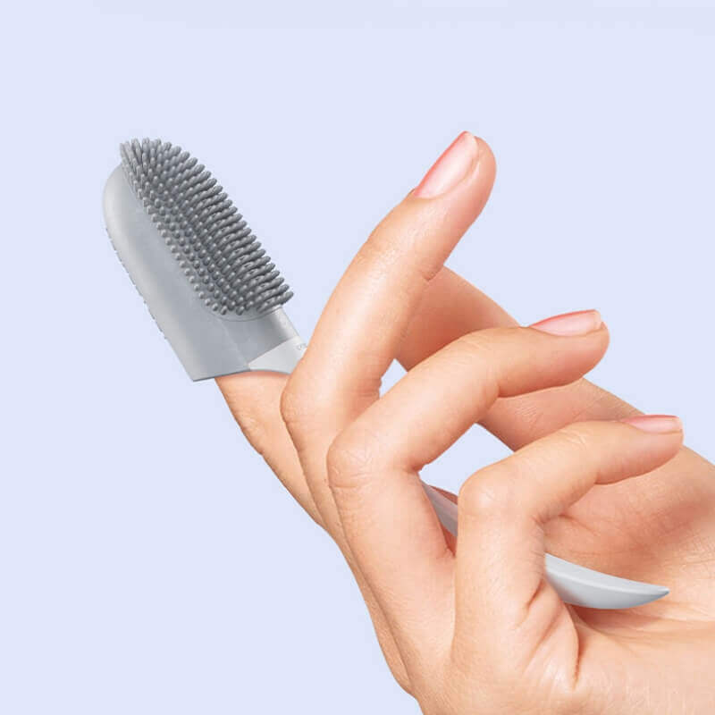 Tierzahnbürste Fingerzahnbürste zur Zahnreinigung
