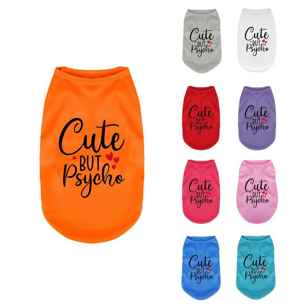 Gilet pour chien « Cute but Psycho » – Vêtements pour chien élégants et ludiques
