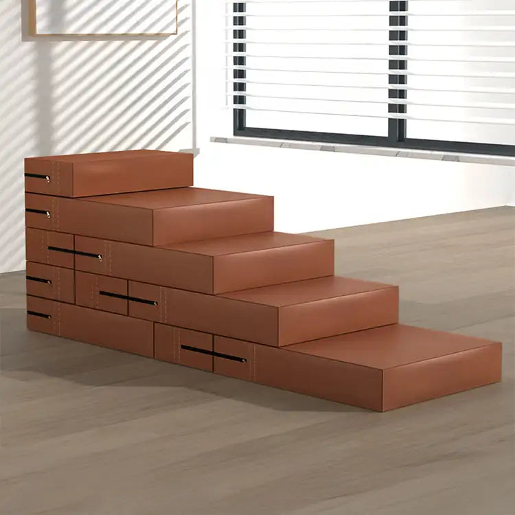 Waterproof Washable PU Leather Modular Multi-Level Pet Stairs1